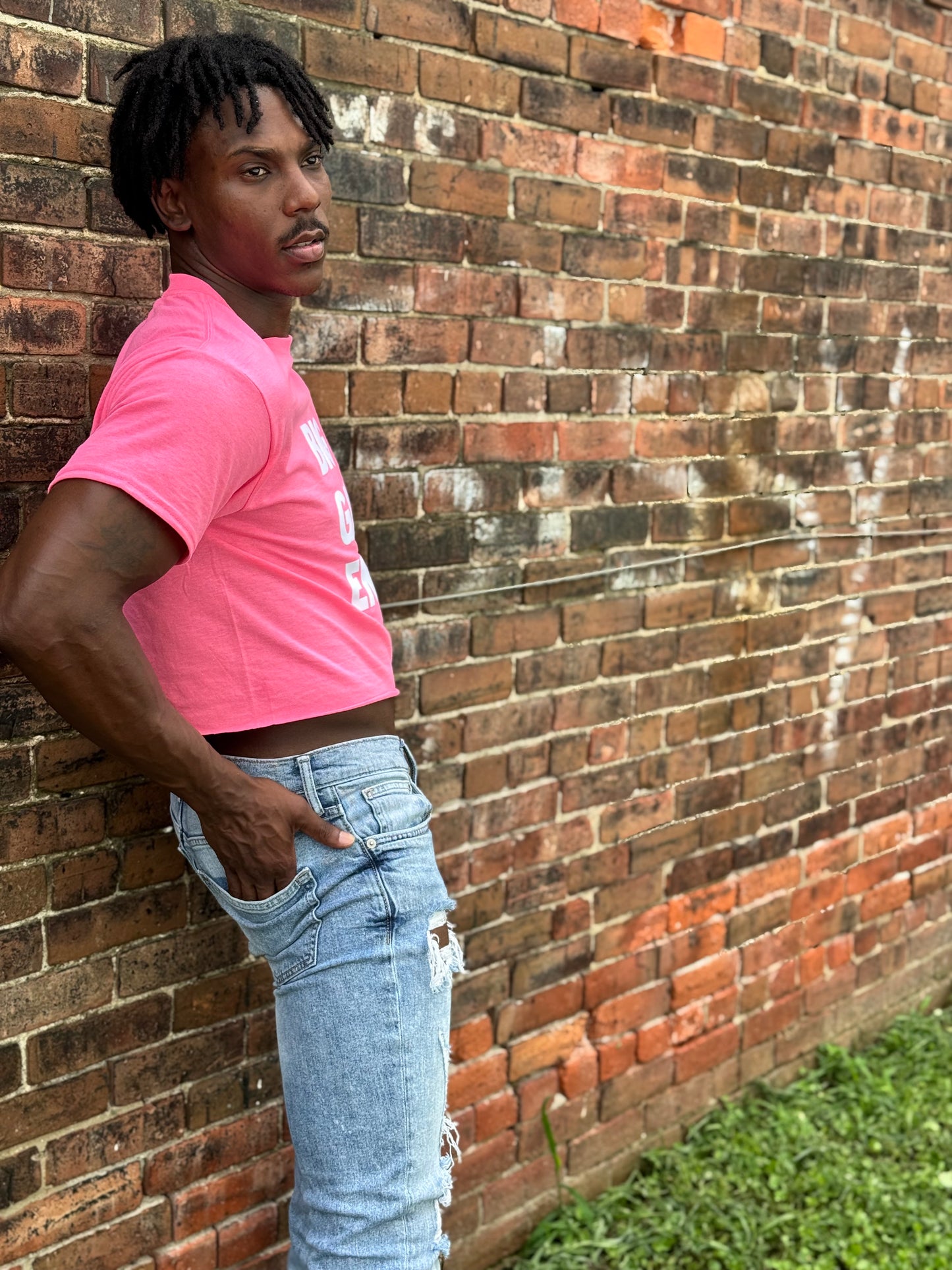 CROP TOP: Big Gay Energy.