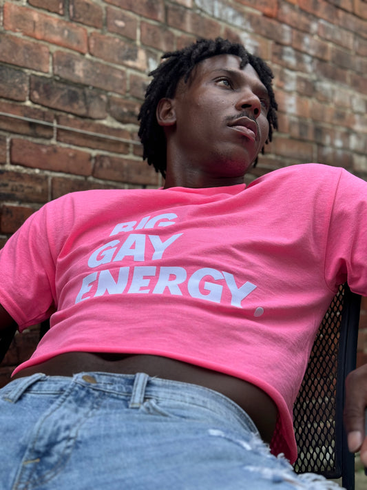 CROP TOP: Big Gay Energy.
