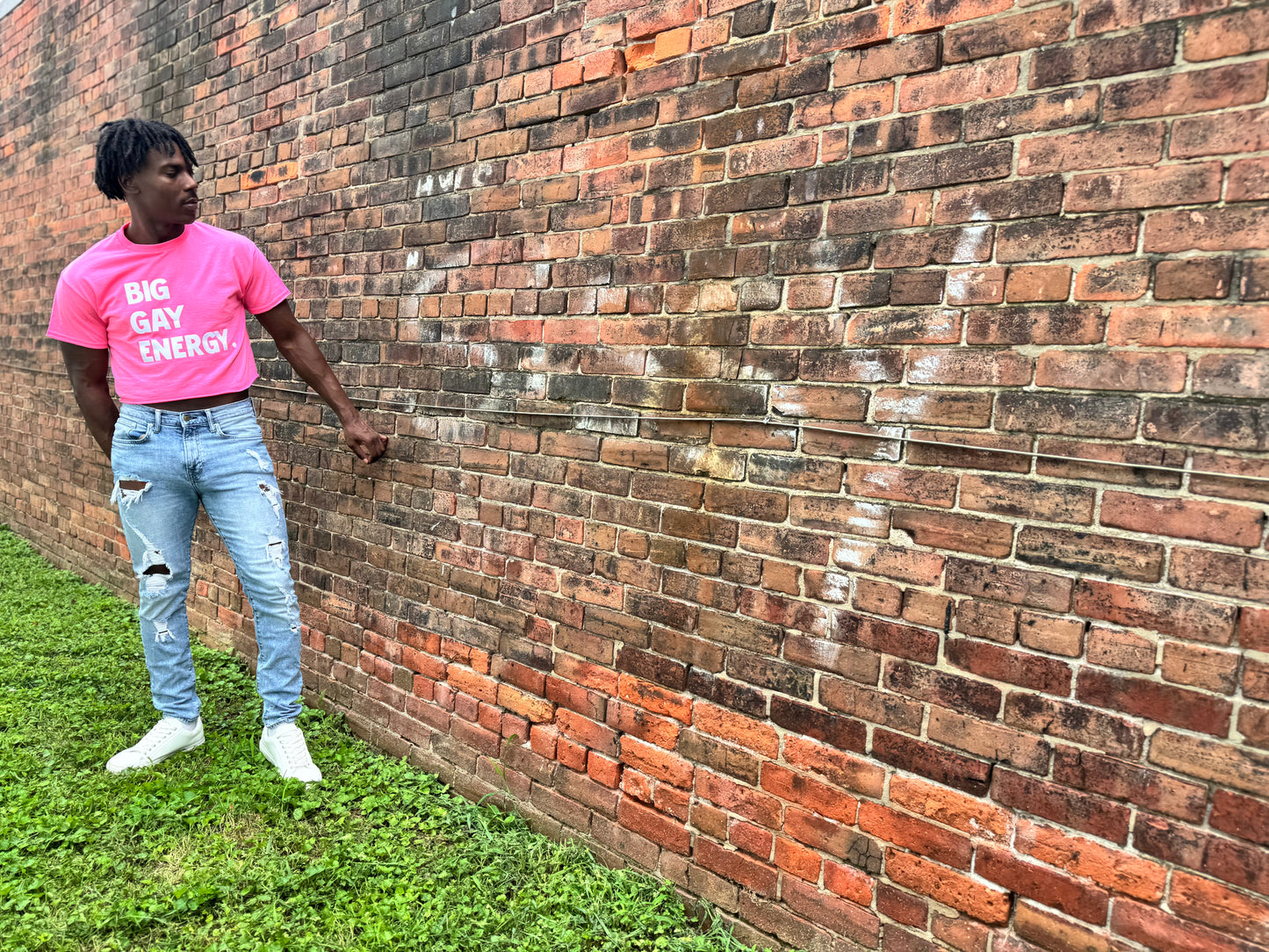 CROP TOP: Big Gay Energy.