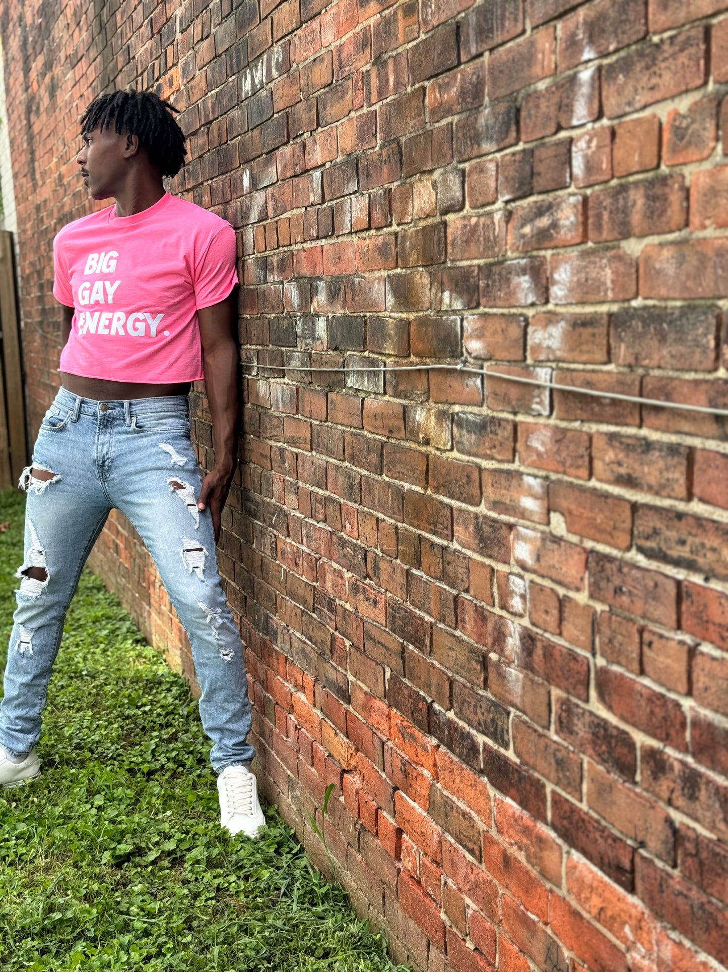 CROP TOP: Big Gay Energy.