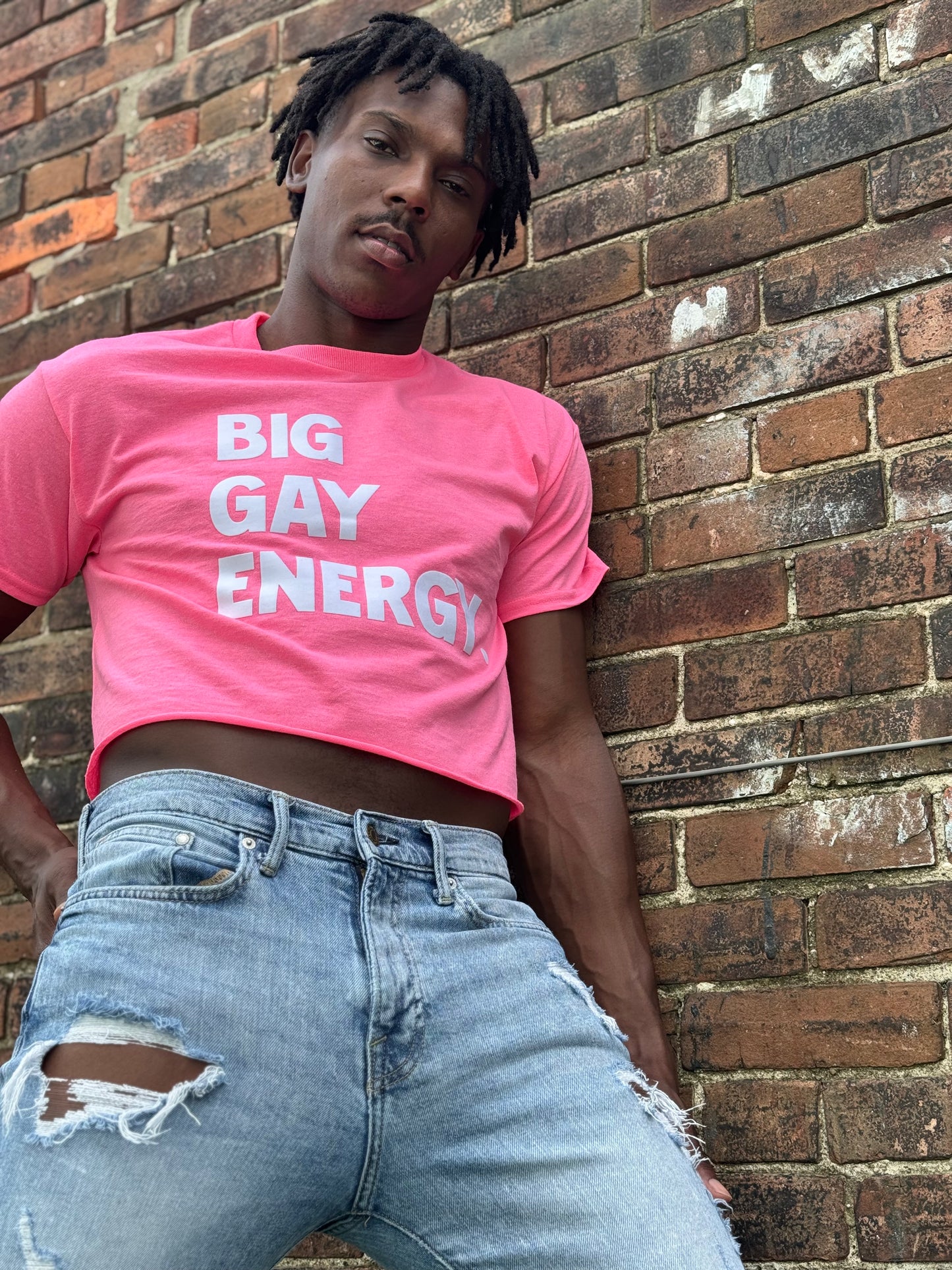 CROP TOP: Big Gay Energy.