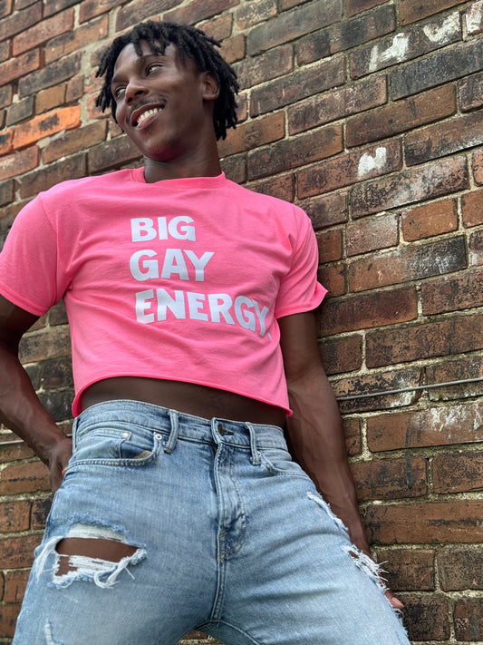 CROP TOP: Big Gay Energy.