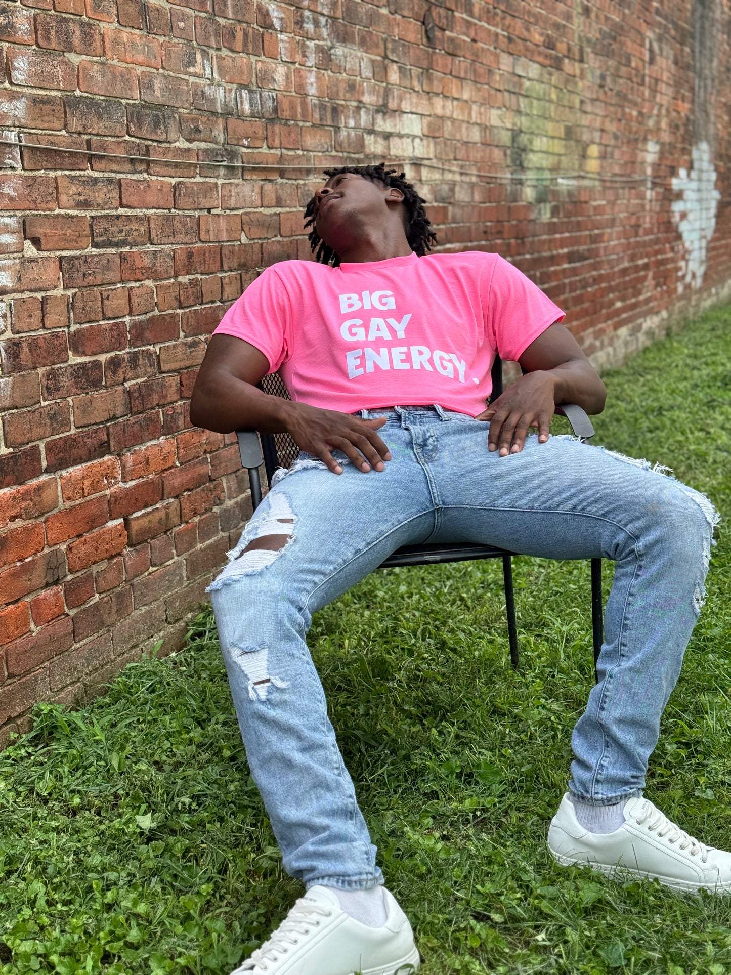 CROP TOP: Big Gay Energy.