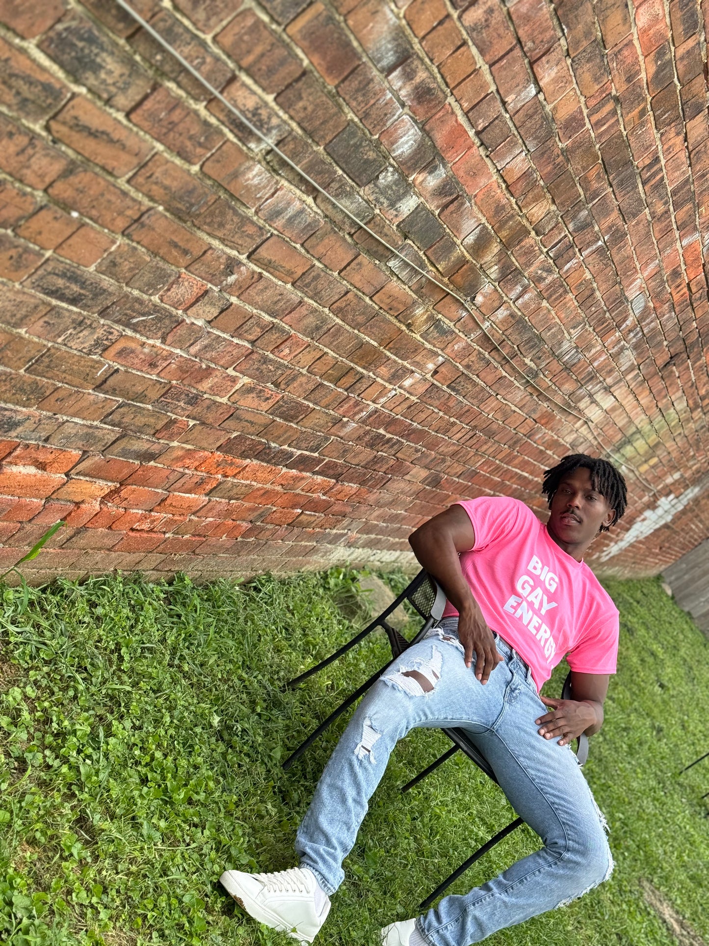 CROP TOP: Big Gay Energy.
