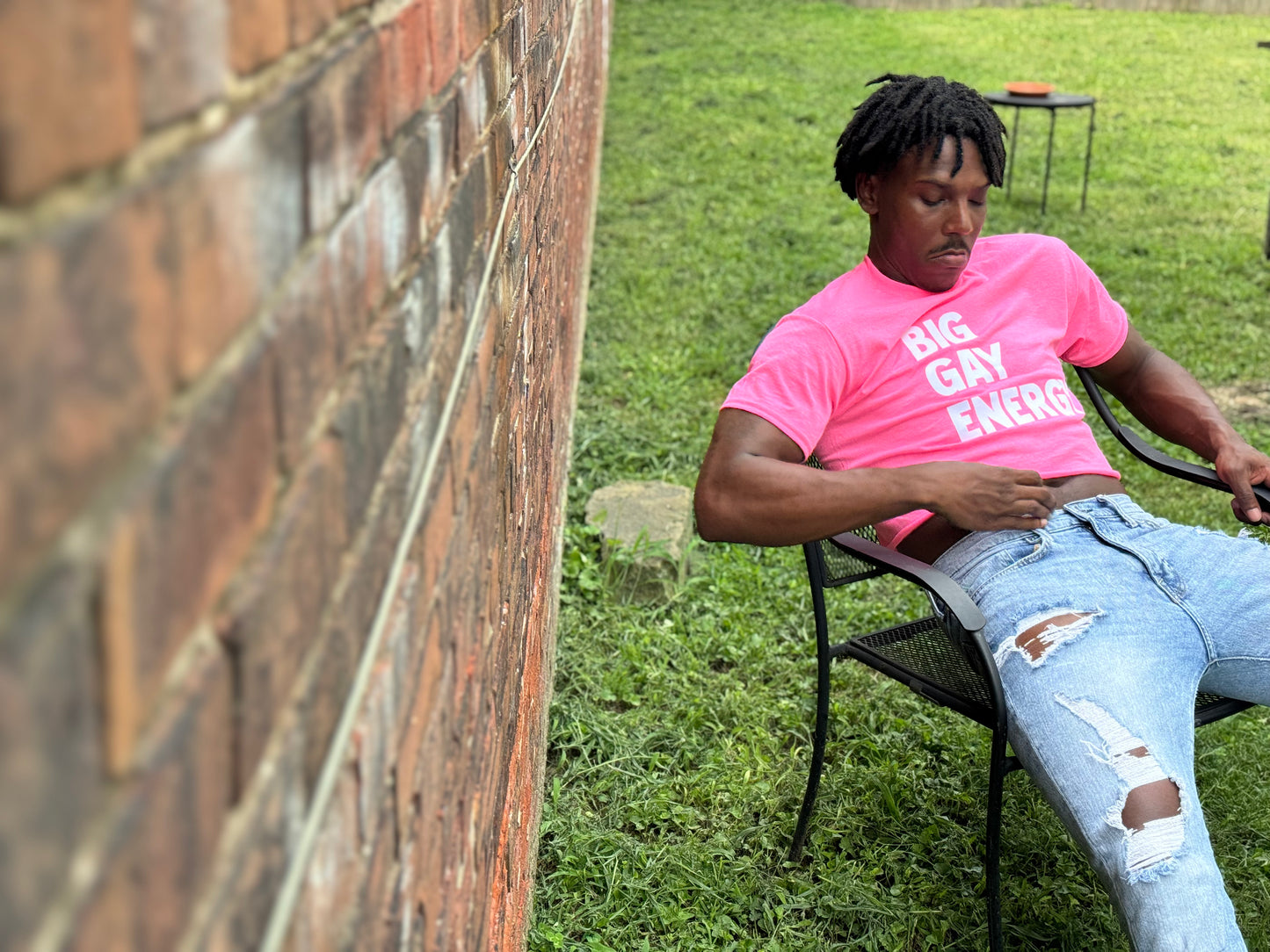 CROP TOP: Big Gay Energy.