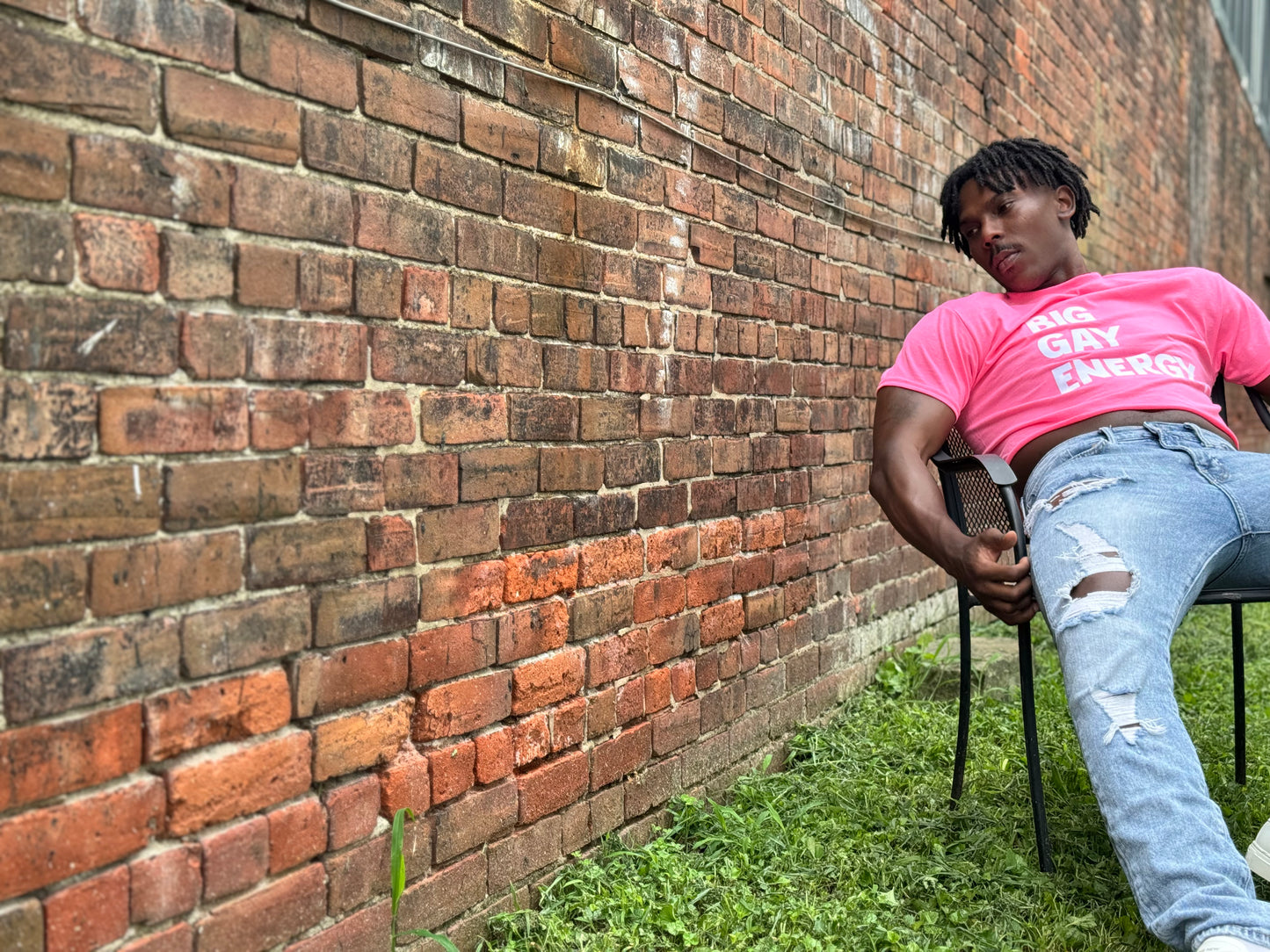 CROP TOP: Big Gay Energy.