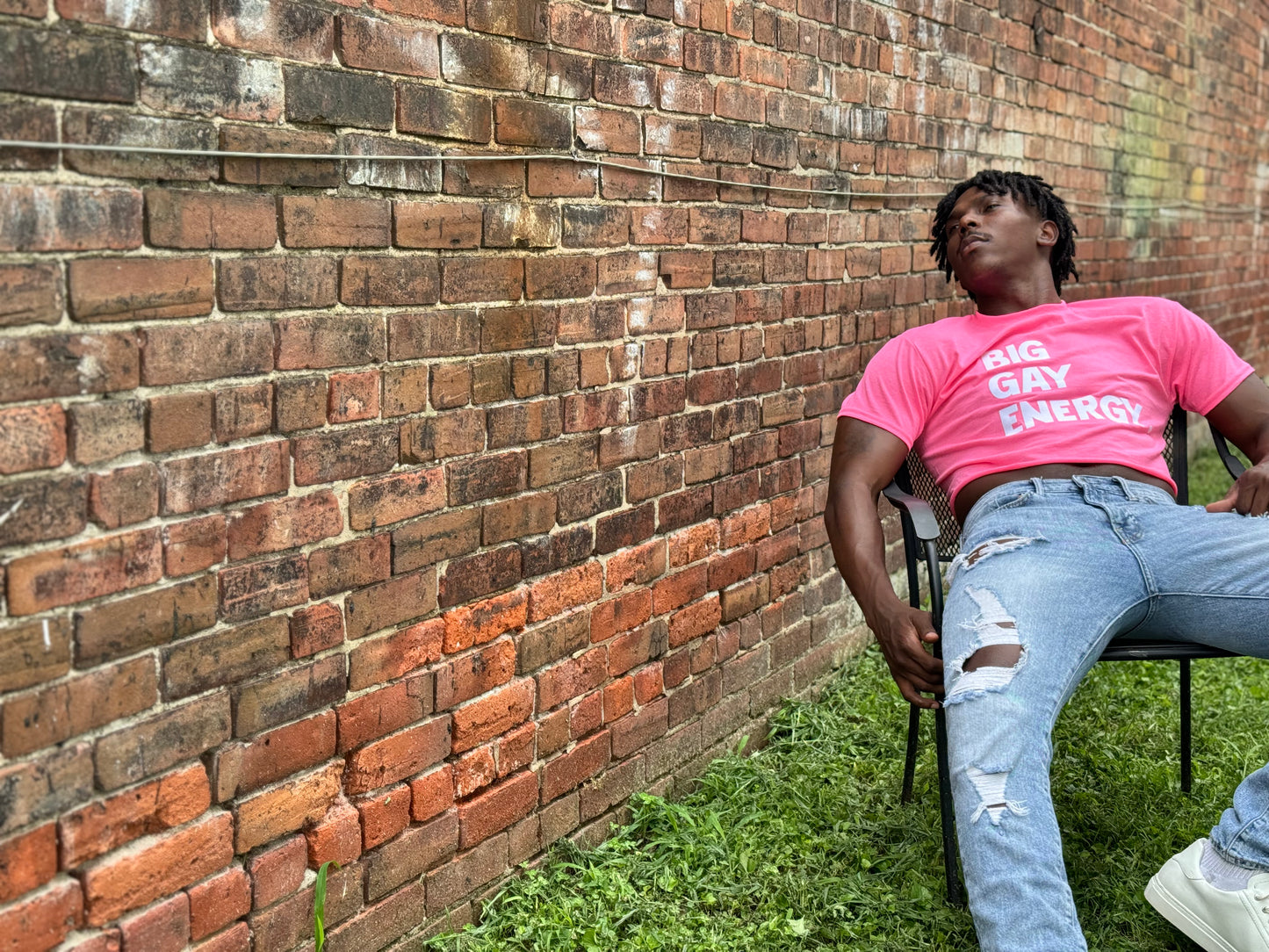 CROP TOP: Big Gay Energy.